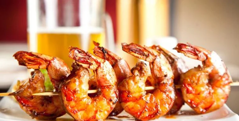 Hors d’oeuvres - firecracker shrimp